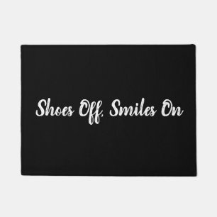 Shoes Off, Smiles On Doormat
