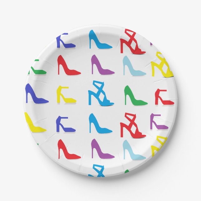 "Shoes" Paper Plates (Front)