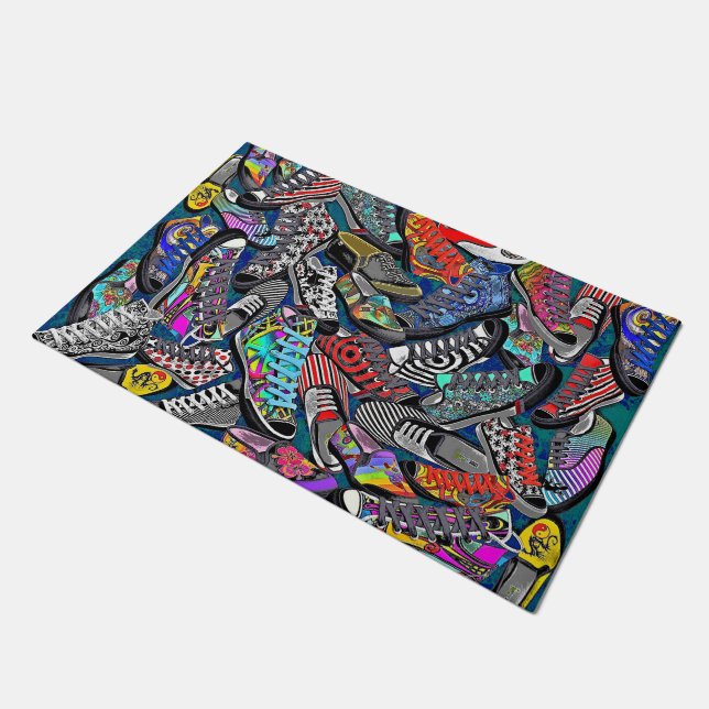 Shoes Shoes Shoes 4 + your ideas Doormat (Angled)