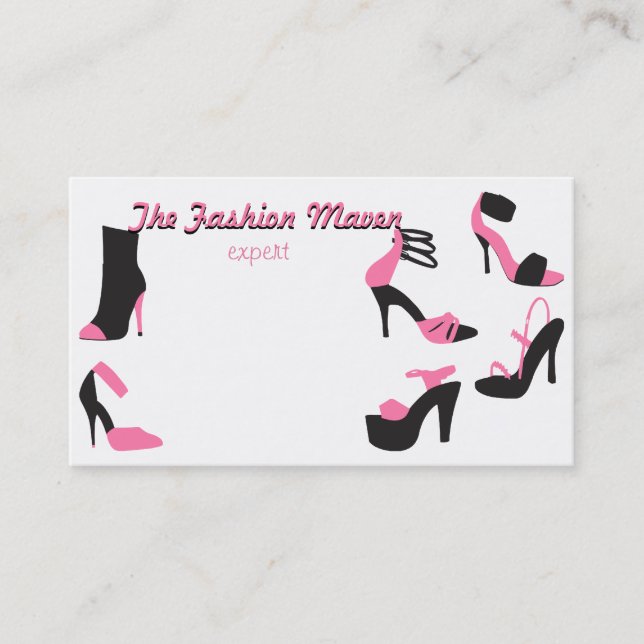 Shoes Shoes Shoes! Business Card (Front)