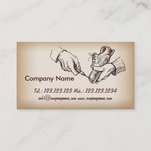 Shoes Shop Manager Shoemaker Repairman Business Card