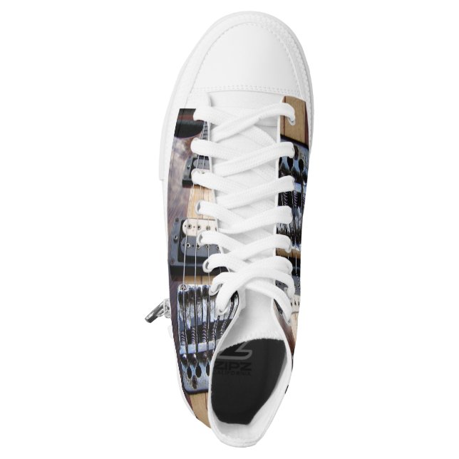 Shoes - Unisex - Bass Guitar (Left Shoe Top)