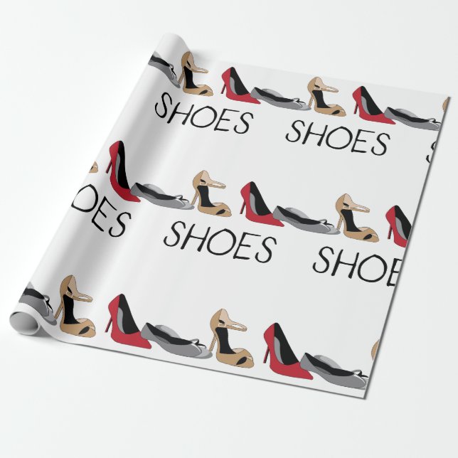 Shoes Wrapping Paper (Unrolled)