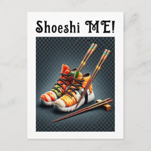 Shoeshi ME - Unique Sushi Sneaker Holiday Postcard