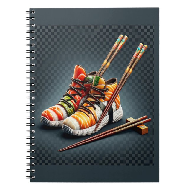 Shoeshi ME - Unique Sushi Sneaker Notebook (Front)