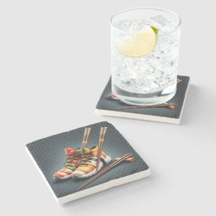 Shoeshi ME - Unique Sushi Sneaker Stone Coaster