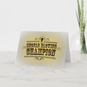 Shofar Blowing Champion Card