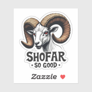 Shofar so good Jewish Goat Hanukkah Lovers 