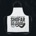 Shofar So Good Jewish Ram Hanukkah  Apron<br><div class="desc">chanukah, menorah, hanukkah, dreidel, jewish, judaism, holiday, religion, christmas</div>