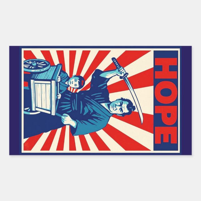 Shogun Hope Rectangular Sticker (Front)