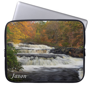 Shohola Falls in Autumn (2) Laptop Sleeve