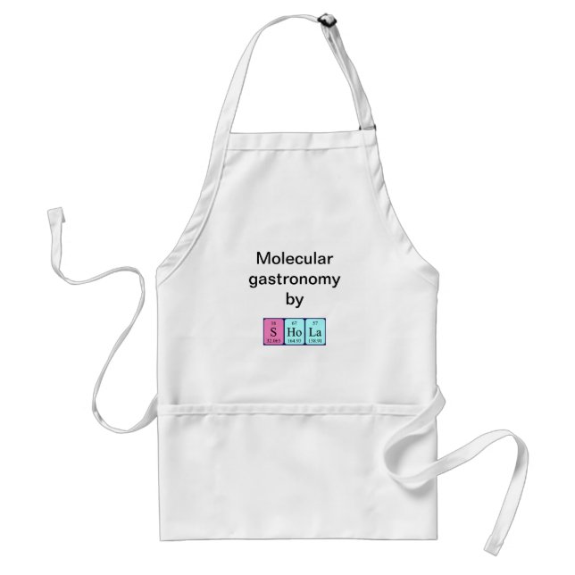 Shola periodic table name apron (Front)