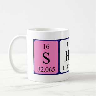 Shona periodic table name mug
