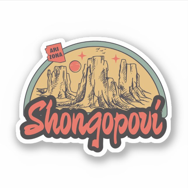 Shongopovi, Arizona  Sticker (Front)