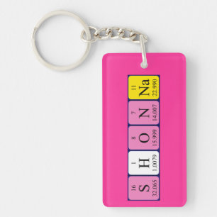 Shonna periodic table name keyring