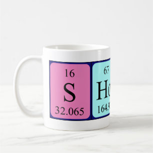 Shonna periodic table name mug