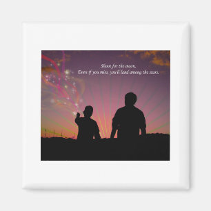 Shoot For The Moon Magnet