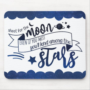 Shoot for the Moon Mouse Mat