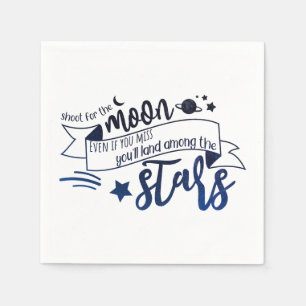 Shoot for the Moon Napkin