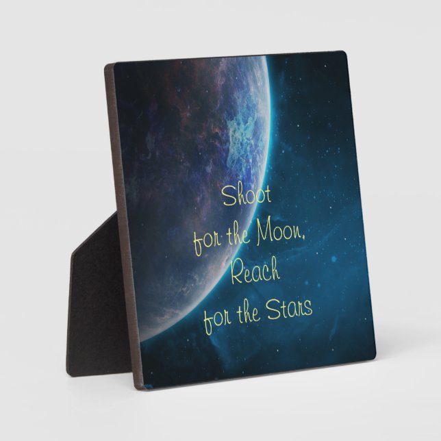 Shoot for the Moon Plaque (Front)
