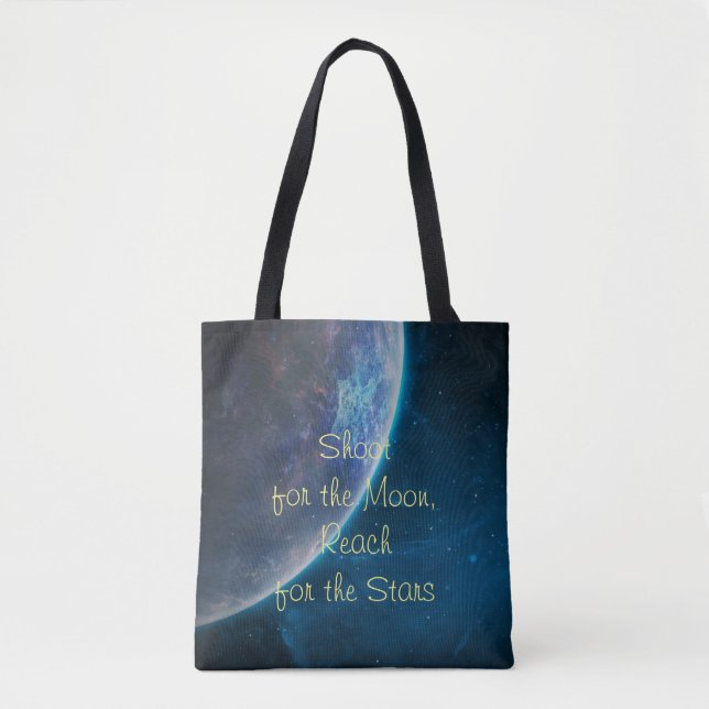 Shoot for the Moon Tote Bag (Front)