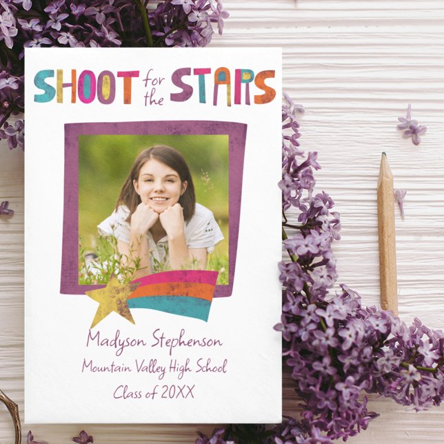 Shoot for the Stars Graduation Announcement (Creator Uploaded)