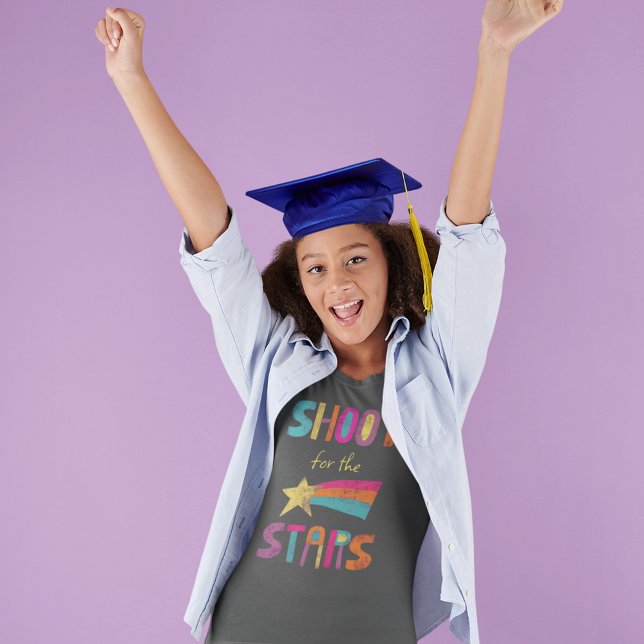 Shoot For the Stars Positive Message T-Shirt (Creator Uploaded)