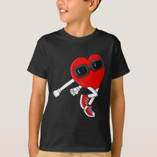 Shoot Heart Dance Valentines Day Boys Girls Kids  T-Shirt