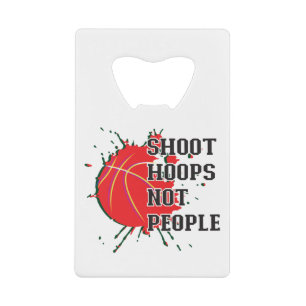 Shoot Hoops Credit Card Bottle Opener