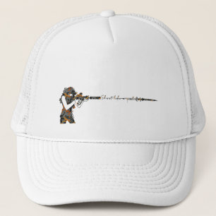 Shoot Like A Girl  Trucker Hat