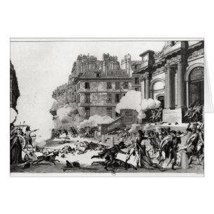 Shoot-out before St. Roch church in Paris