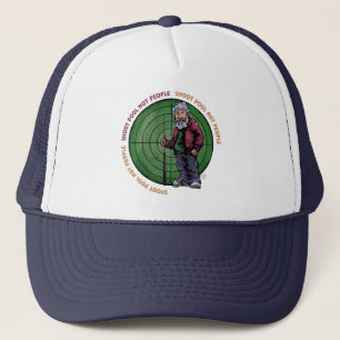 Shoot Pool Not People Trucker Hat