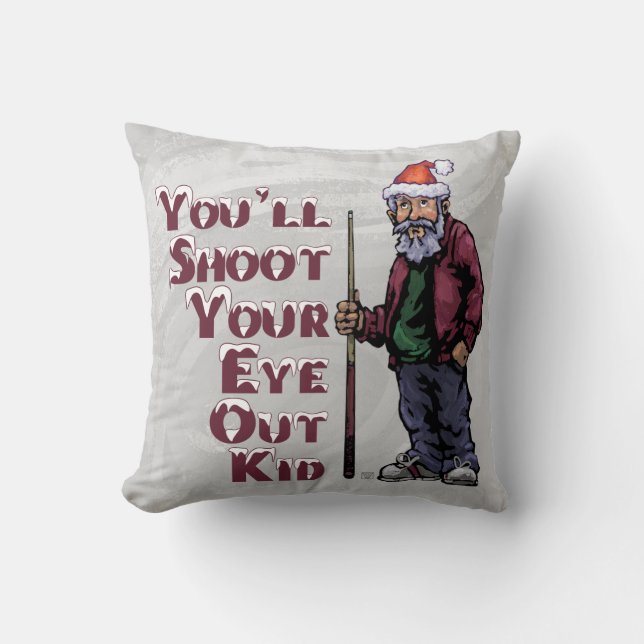 Shoot Your Eye Out Cushion (Front)