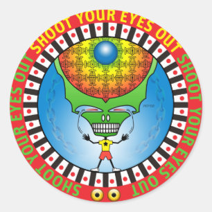 Shoot Your Eyes Out Classic Round Sticker