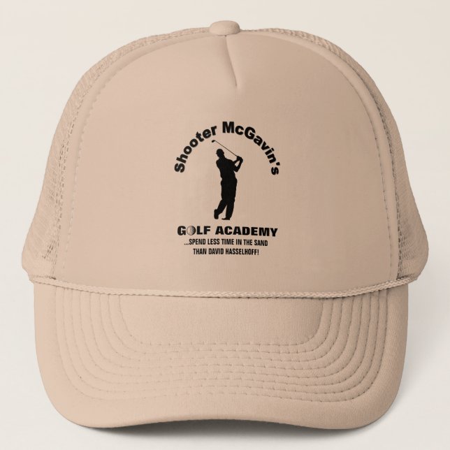Shooter McGavin's Golf Academy Trucker Hat (Front)