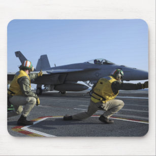 Shooters aboard the USS George HW Bush Mouse Mat