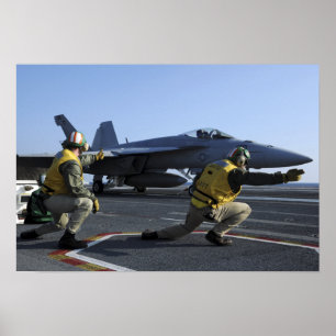 Shooters aboard the USS George HW Bush Poster