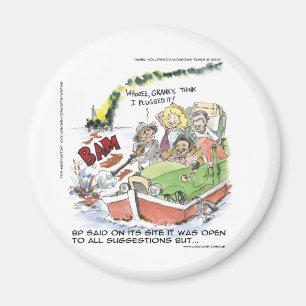 Shootin' At Some BP Crude Funny Gifts Tees Mugs Magnet