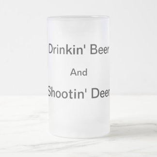 Shootin' Deer Frosty Beer Mug