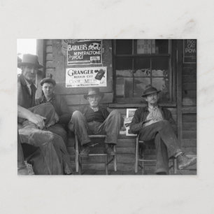 Shootin' the Breeze: 1935 Postcard