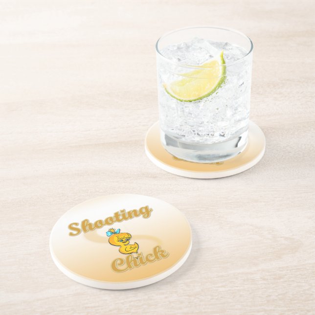 Shooting Chick Coaster (Side)
