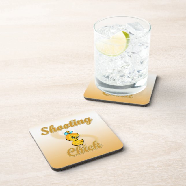 Shooting Chick Coaster (Right Side)