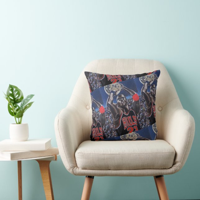 Shooting for the Moon Painting by Alfred Fox Cushion (Chair)