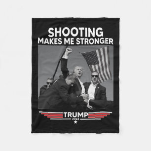 Shooting Makes Me Stronger Shooting Fleece Blanket