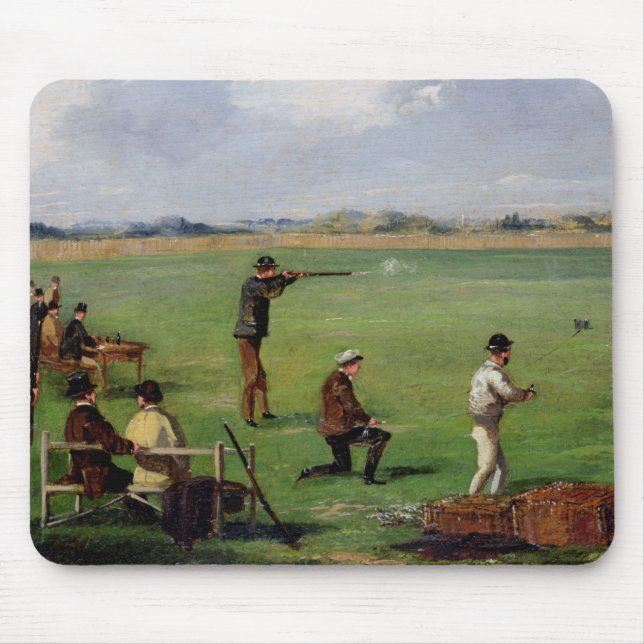 Shooting (oil on paper) mouse mat (Front)
