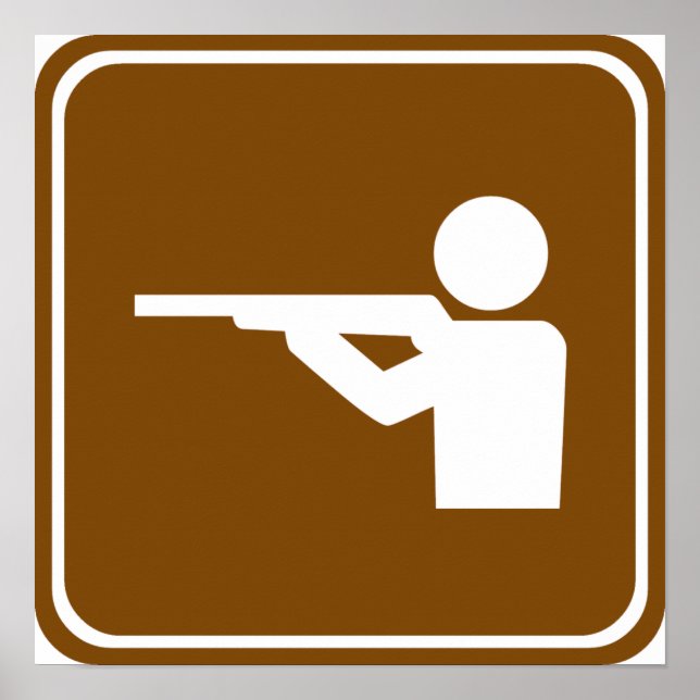 Shooting Range Highway Sign (Front)