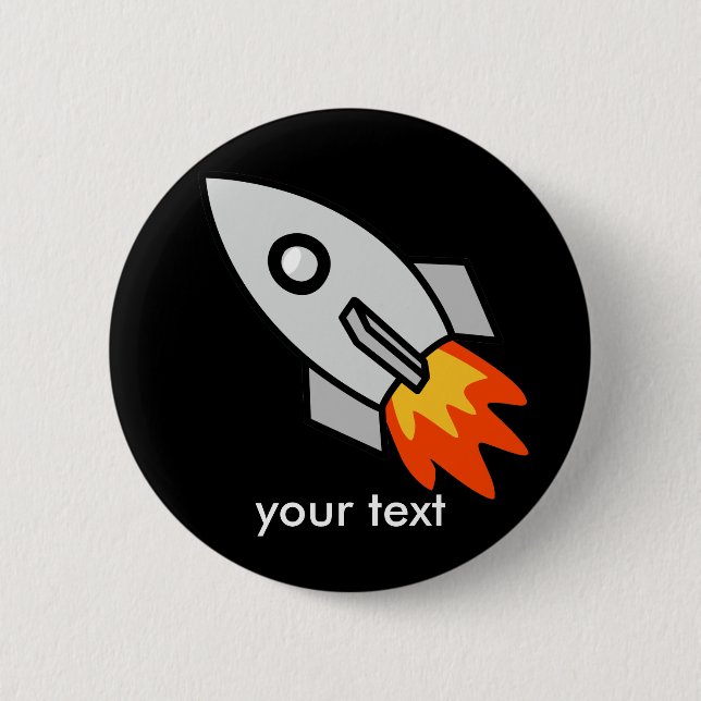 Shooting rocket Gifts 6 Cm Round Badge (Front)