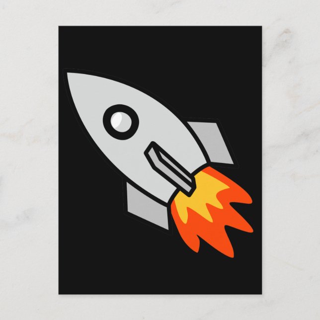 Shooting rocket Gifts Postcard (Front)