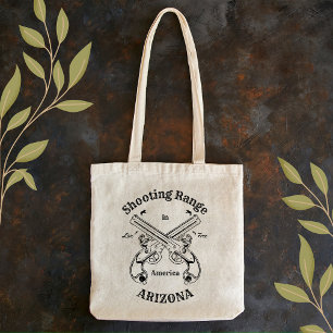 Shooting Sports Range Arizona America Vintage Logo Tote Bag