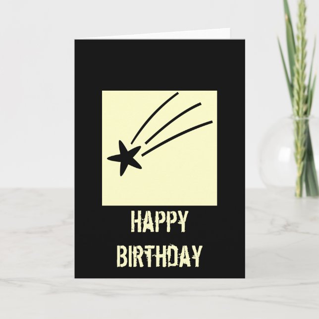 Shooting Star Card (Front)